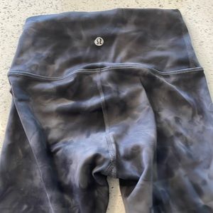 Lululemon dye wash leggings